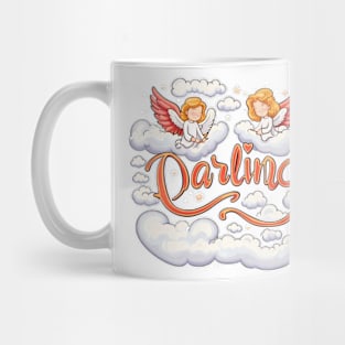 Sweetheart Arc - 'Darling' Amid Heavenly Clouds and Love Tee Mug